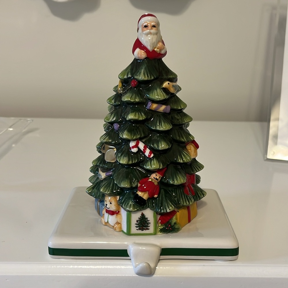 Spode Christmas Stocking Holder